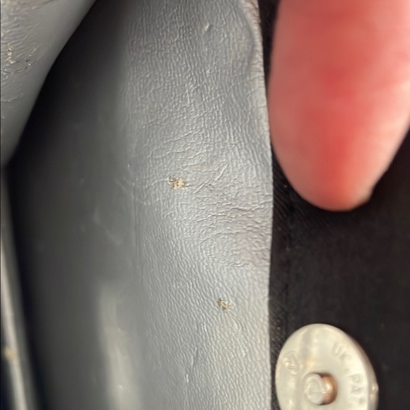 Stylish Black Tote Bag with Silver Handles - Picture 8 of 8